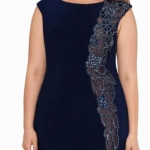 Beautiful in Blue sequined party dress